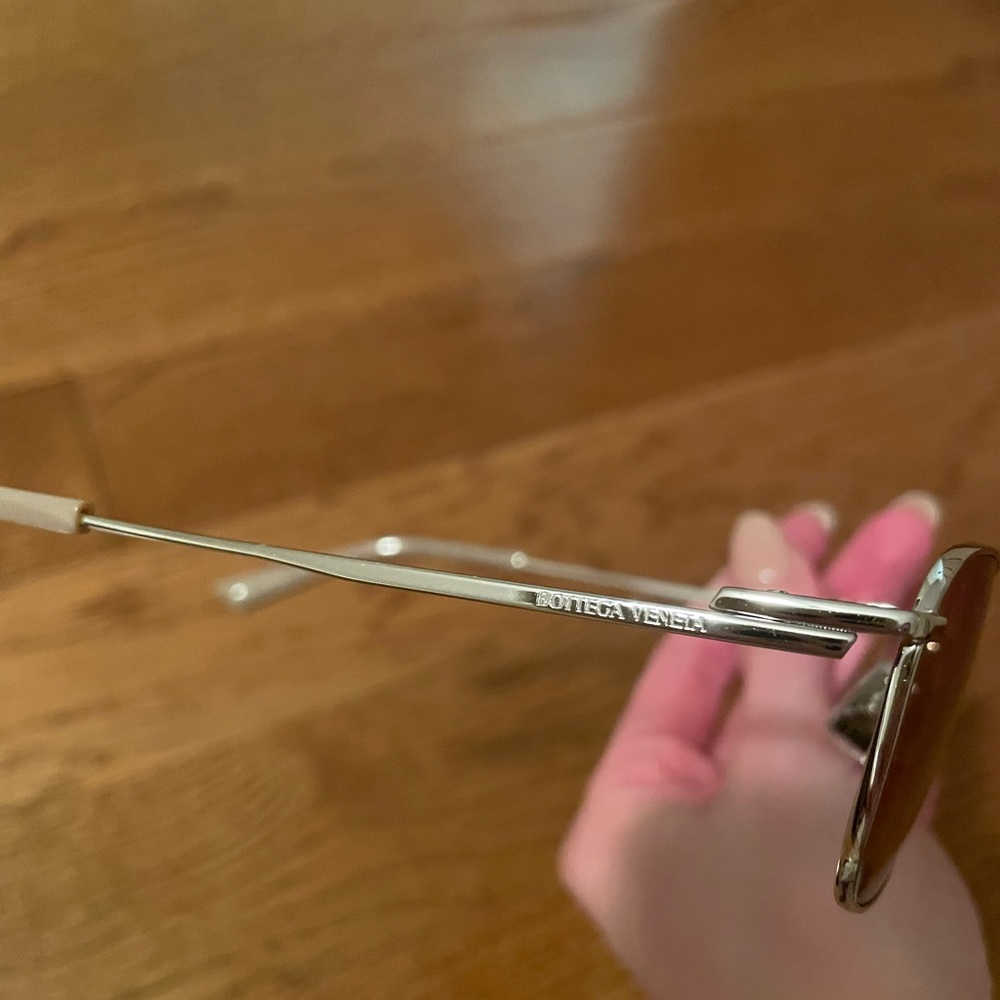 Bottega Veneta Split Rectangular Sunglasses- Silv… - image 8